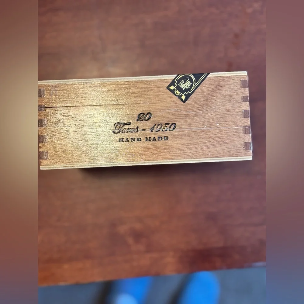 Wooden Cigar Treasure Stash Box